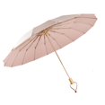 thumbnail image 3 of Folding Umbrella Mini Lightweight Sun Rain Umbrella for Hiking Camping Trips pink, 3 of 8