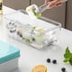 thumbnail image 3 of 8 Bingge Hielo-Almacenamiento y Fabricación de Hielo de la Caja Bandeja de Hielo con la Cubierta para el Congelador Hielo Congelado Artefacto Negro, 3 of 5