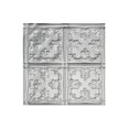thumbnail image 1 of Fasade Easy Installation Traditional 10 Brushed Aluminum Glue Up Ceiling Tile/ Ceiling Panel (12" X 12" Sample), 1 of 1