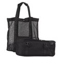 thumbnail image 1 of Bolsa de playa desmontable, transpirable, fácil de limpiar, bolsa de almacenamiento aislante para ocio al aire libre, color negro, 1 of 8