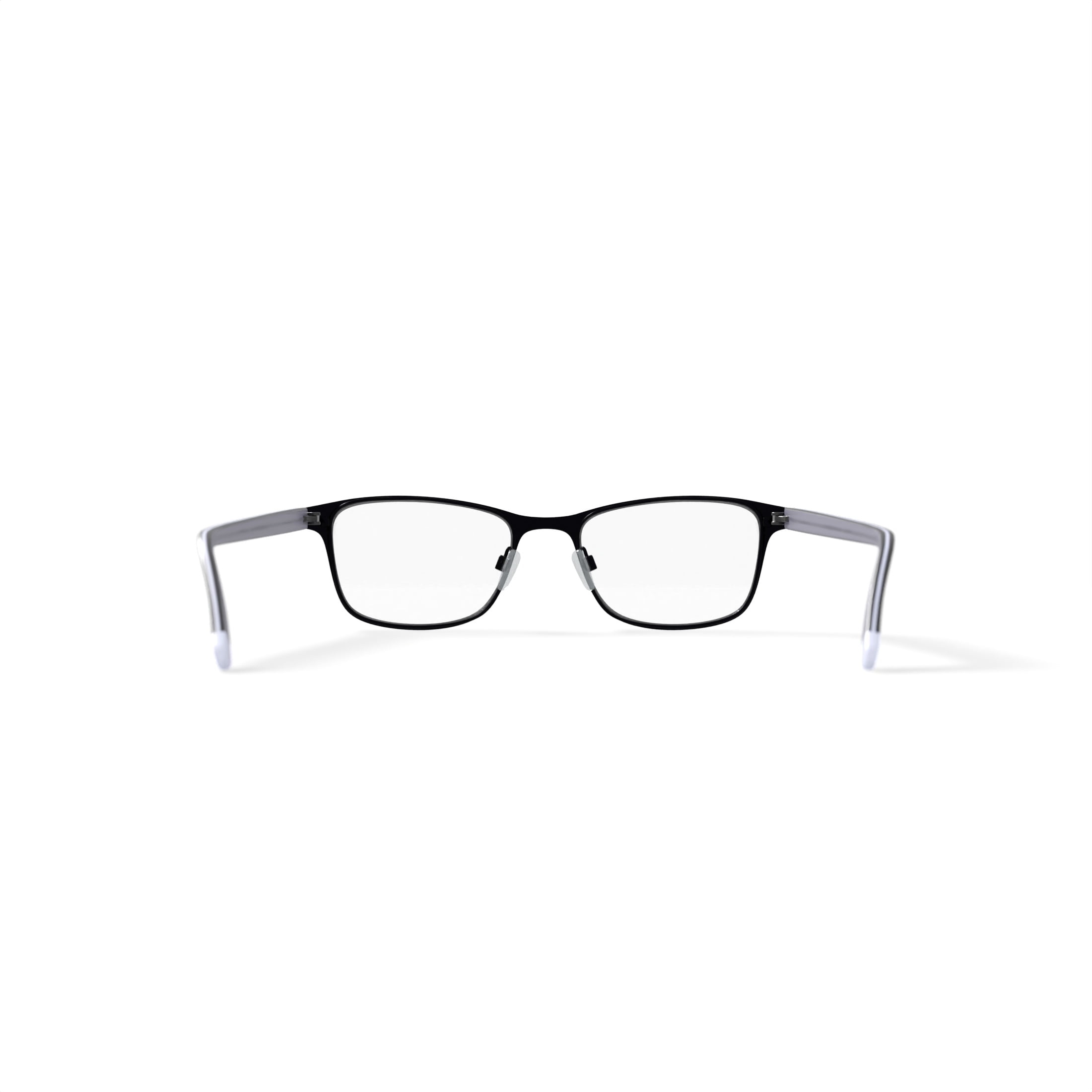 Walmart Women's Rx'able Eyeglasses, WM200951-1, Black, 51-17-135
