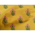 thumbnail image 4 of oneOone Cotton Poplin Yellow Fabric Stripe & Floral Block Quilting Supplies Print Sewing Fabric By The Yard 56 Inch Wide, 4 of 4