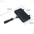 thumbnail image 2 of Gas Non-Stick Sandwich Maker Bread Toast Breakfast Machine Pancake Baking Barbecue Oven Mold Mould Grill Frying Pan, 2 of 7