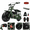 Green, variant on FRP Mini Dirt Bike GMB100 Max, 99CC Gas Powered Mini Bike 4-Stroke,Mini Bikes for Kids/Adult, W/LED Headlight, Goggles, Gloves and Neck Gaiter,Up to 28 Mph, Weight Support Up to 220 LBS (PURPLE)