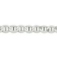 thumbnail image 3 of 925 Sterling Silver 12.3mm Semi-Solid Flat Anchor Chain 20 Inch, 3 of 7