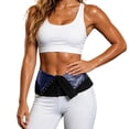 thumbnail image 4 of Womens Waist Trainer Corset with Zipper Sweat Waist Cincher Trimmer for Women Tummy Control Workout Belt Corset Shapewear, 4 of 9