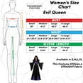 thumbnail image 6 of UNDERWRAPS Full Length Evil Queen Robe - Black and Purple Satin Robe for Cosplay (US, Alpha, X-Large, Regular, Regular, Standard, Womens X-Large (14-16)), 6 of 8