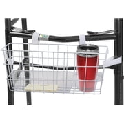 DMI Walker Basket with Removable Liner and Cup Holder, Fits Most Standard Walkers, Rust-Resistant, 16 x 5.5 x 7 in