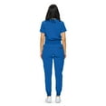 thumbnail image 3 of Monarch Uniforms Stretchy Scrubs Women's Jogger Scrub Set In Regular and Petite Jogger Scrubs with Tuck-In Top for Women, 3 of 5
