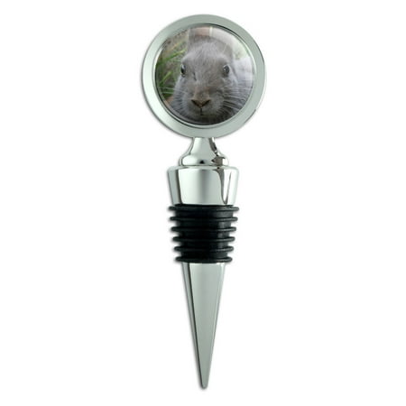 

Bunny Rabbit Gray Easter Wine Bottle Stopper