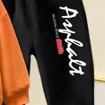 thumbnail image 5 of TOWED22 Baby Girl Clothes Newborn Infant Fall Winter Outfits Print Long Sleeve Crewneck Sweatshirts Pants Size:2-3 Y,Color:Orange, 5 of 9