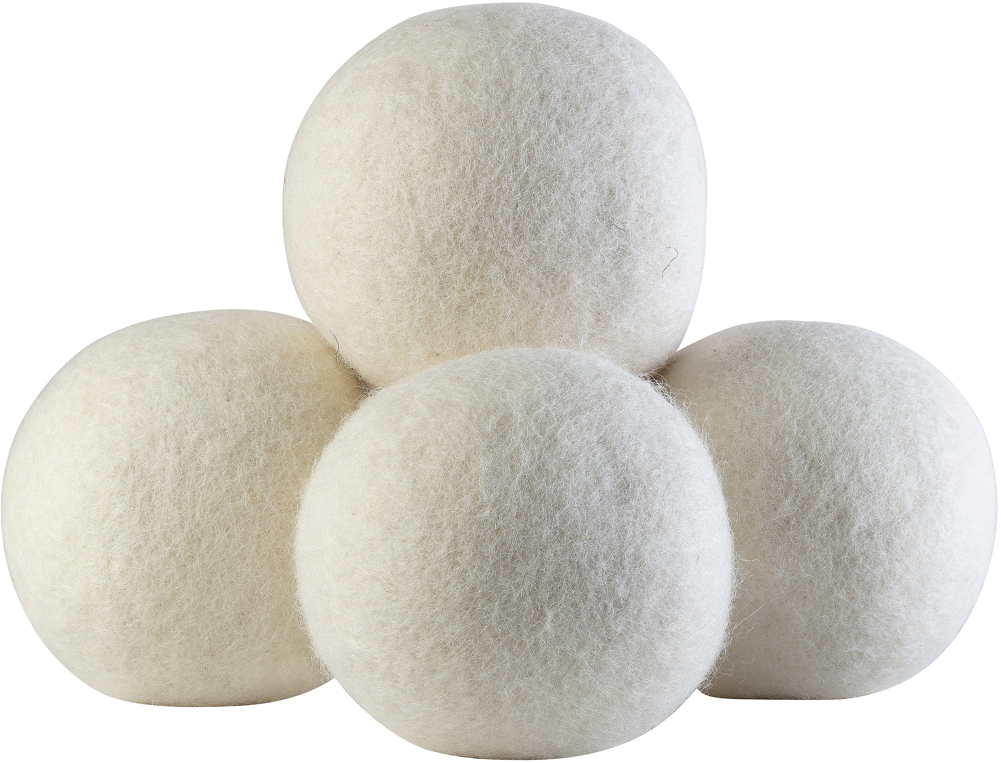 Innovative Home Creations Wool Dyer Balls 4/Pkg- White