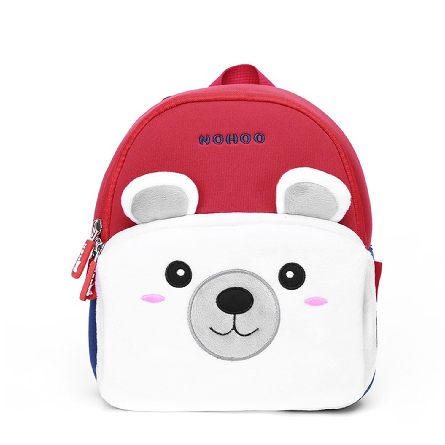Polar Bear Panda Animal Backpack Boys Girls School Lunch Bags Laptop 17" Daypack 