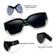 thumbnail image 5 of Gafas de Sol Polarizadas KANASTAL UV400 Negro/Verde Para Usar Sobre Anteojos, 5 of 7