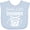 AE-Light Blue, variant on Inktastic Daddys Little Drummer Childs Music Boys or Girls Baby Bib