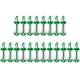 thumbnail image 1 of Estacas para tienda de campaña, aleación de aluminio con hebilla de resorte, color verde, 4 Uds., 1 of 3