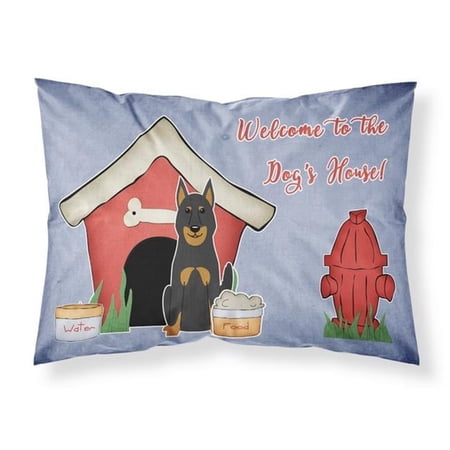 Carolines Treasures Dog House Collection Beauce Shepherd Dog Fabric Standard Pillowcase