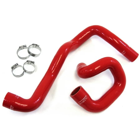 HPS Red Reinforced Silicone Radiator Hose Kit Coolant for Ford 13-17 Focus ST Turbo (Best Turbo Upgrade Focus St)