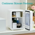 thumbnail image 2 of Iceblue 4L Mini Fridge, White Skincare Compact  Refrigerator Glass Door, 2 of 7