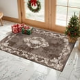 thumbnail image 4 of 2x3 Entryway Rug Bathroom Rugs for Front Door Bedroom Kitchen, Washable Vintage Print Carpet, Floor Mat with Non Slip Backing, 4 of 8