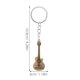 thumbnail image 2 of TABLETREANDS 3Ud Llavero Guitarra Beige Pequeño Musical Accesorio Decorativo Para Uso Diario, 2 of 7