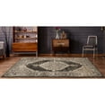 thumbnail image 3 of Porch & Den  Steudler Distressed Medallion Pattern Area Rug Walnut 7'10" Round 8' Round Living Room,Bedroom,Dining Room Round, 3 of 5