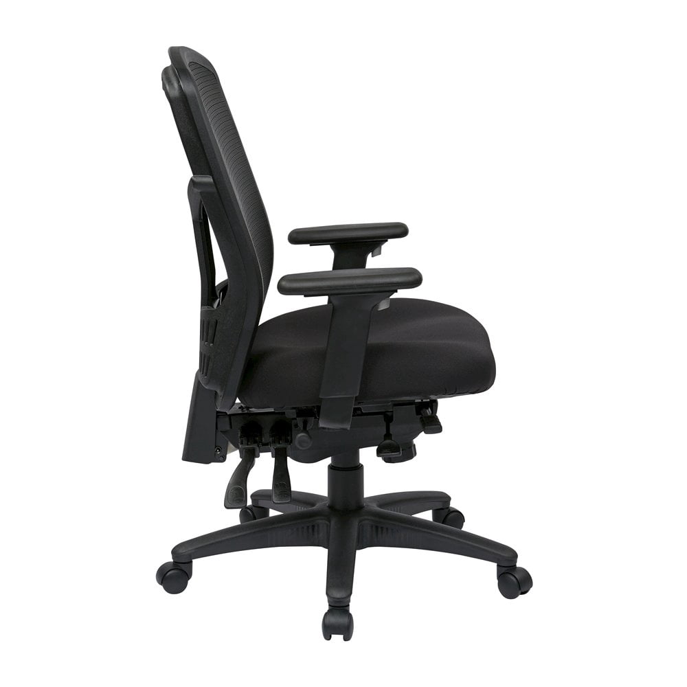 FurniFact Ergonomic Mesh Office Desk Chair – Black High-Back Chair for Comfort