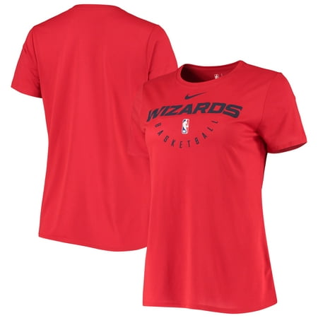 Women's Nike Red Washington Wizards Practice Performance T-Shirt