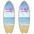 thumbnail image 1 of Letreros de Playa Colgante SurfShift 2Pzas 16x45cm Madera Tabla de Surf., 1 of 5