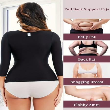 

SHENZHXULIZX Adjustable Front Buckle Waist Trainer Top - Seamless and Comfortable Shapewear for Women with Instant Tummy Control - Ideal Post-Surgical Recovery Support and Innerwear