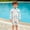 White, variant on SGFCWSX Boys Swimsuit One Piece Knee Length Long Sleeve Cute Print Rash Guard Bathing Suit for Kids Beach Pool Swim Lessons Blue Size 3 Months