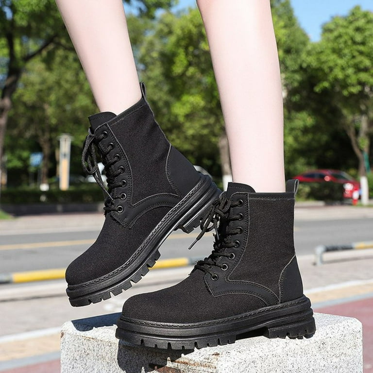 Combat Boots Studded Booties Womens Studded Ankle Boot Womens