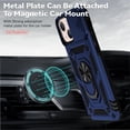 thumbnail image 5 of Estuche GANGXUN para iPhone 13 Mini, soporte giratorio 360°, estilo mecánico y magnético, 5 of 5