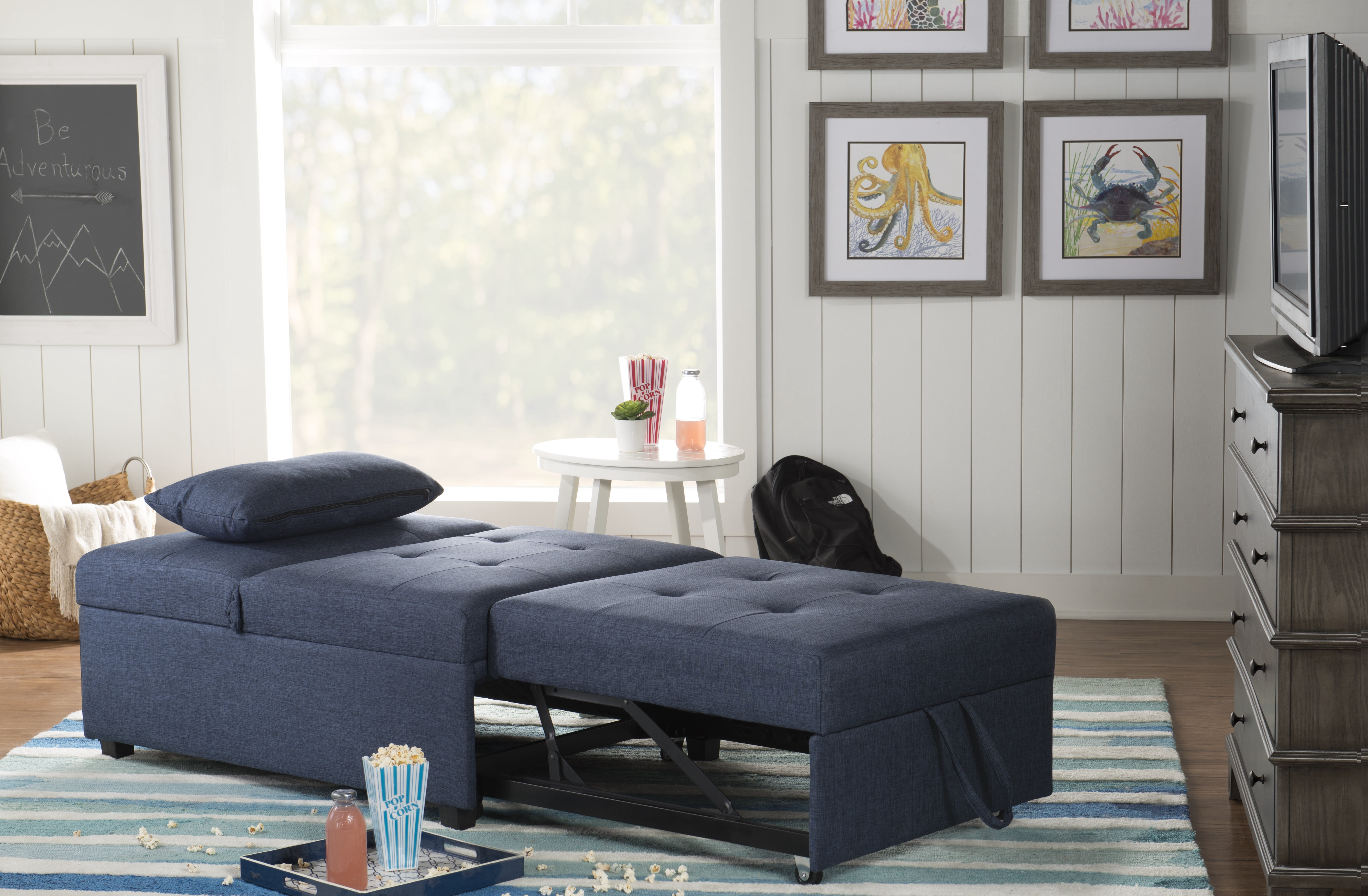 Simonson Lounge Chair, Blue