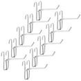 thumbnail image 1 of 10 Pcs Grid Pegboard Hooks Slatwall Iron Hooks Universal Slat Board Hooks, 1 of 7