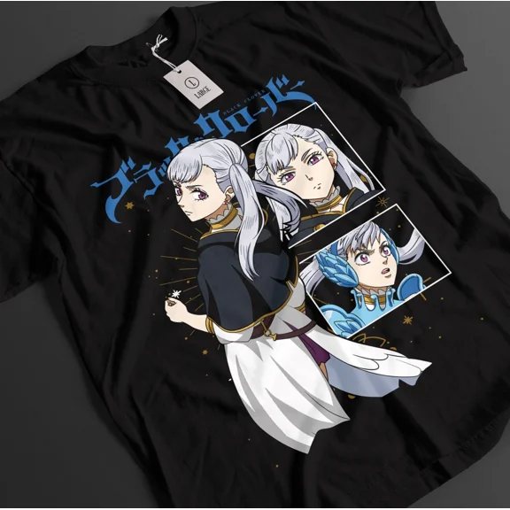 VINTAGE Black Clover Shirt Asta Tshirt Yuno T-Shirt Noelle Top Yami Luck Anime Demon Tee