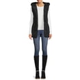thumbnail image 3 of Jason Maxwell Women's Belted Puffer Vest with Hood, 3 of 5