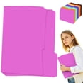 thumbnail image 3 of Office File Folder Organizer for Compact Paper Storage, SomWiBe Magenta A4, 1 Pack, 8.3 x 11.7 in, 3 of 4