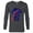 Charcoal Heather, variant on Marvel Spider-Man: Across the Spider-Verse 2099 Glitch - Long Sleeve T-Shirt for Men - Customized-White