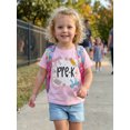 thumbnail image 5 of RUINIXCW Toddler Baby Girl Back to School T Shirt First Day of School Outfit Little Girl Pre Kindergarten First Second Third Fourth Fifth Grade Short Sleeve Casual Summer Tops 4-11Y, 5 of 6