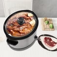 thumbnail image 2 of Homecookin 7qt Manual Slow Cooker with Non-Stick Ceramic Crock Pot for Family Dinner, Holiday Feast-Grey, 2 of 6