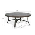 thumbnail image 4 of Ulax Furniture Outdoor All-Weather Aluminum Round 45" Coffee Table, 4 of 7