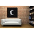 thumbnail image 5 of Epic Art 'Moon Floral Silhouette' by Rachel Nieman, Acrylic Glass Wall Art, 36"x36", 5 of 7