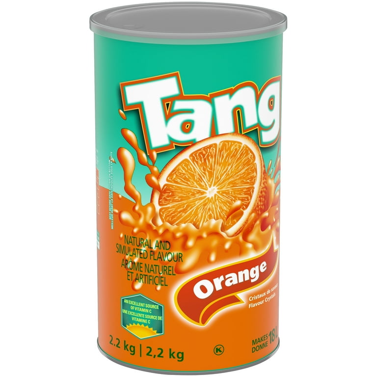 Tang Orange Drink Mix, Powdered, Hydrating, 100 Percent Vitamin C