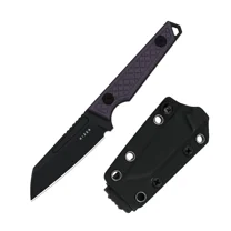 Kizer Phasmids EDC Fixed Knife AEB-L Blade G10 Handle With Sheath 1079A1 Camping Lightweight
