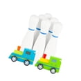 thumbnail image 2 of Juego de bolos para niños, juego de bolos y coches, liso, sólido, reutilizable, juguetes educativos para niños, para la escuela, el hogar, regalos de, 2 of 9