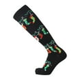 thumbnail image 1 of 1 par de calcetines de estilo navideño para hombres y mujeres, bonitos calcetines deportivos a la moda, calcetines hasta la rodilla antifatiga, Accesorios de calzado Calcetín de Navidad negro L/XL Minnieouse  AP012322-30, 1 of 6