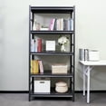 thumbnail image 2 of Miniyam Heavy-Duty Metal Shelving Unit, 5 Adjustable Shelves, 2000 lbs Capacity, 63"x31.5"x15.7", 2 of 7