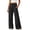 Black, variant on Bloomae Women's Casual Wide Leg Pants Smocked Elastic High Waist Chic Button Decoration Palazzo Lounge Trousers Loose Comfy Work Business Pants with Pockets