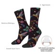 thumbnail image 4 of Rateoe Humming Bird for Women Casual Calf Socks - Cute Crew Socks - Thin Soft Above Ankle Socks Size 5-11, 4 of 6